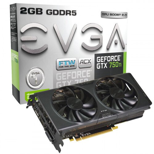 EVGA GeForce GTX 750 Ti FTW w/ EVGA ACX Cooling Graphics Card