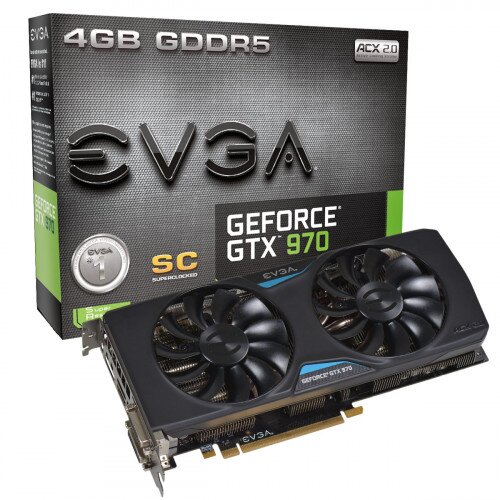 EVGA GeForce GTX 970 SC+ GAMING ACX 2.0 Graphics Card