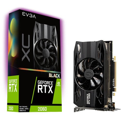 EVGA GeForce RTX 2060 XC Black Gaming Graphics Card