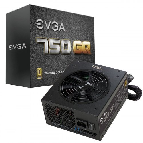 EVGA GQ 80+ Gold Semi Modular Power Supply - 750w
