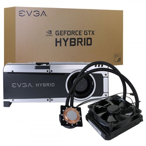 EVGA GTX TITAN X (Pascal) / GTX 1080 Ti FE HYBRID Waterblock Cooler, Cooling