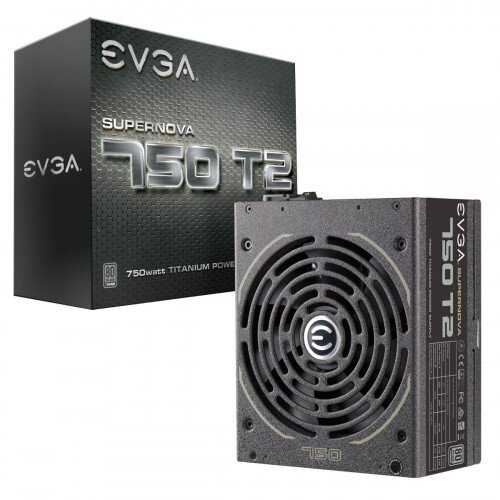 EVGA SuperNOVA T2 80+ Titanium Fully Modular Power Supply - 750W
