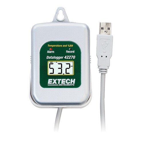 Extech 42275 Temperature and Humidity Datalogger Kit with PC Interface