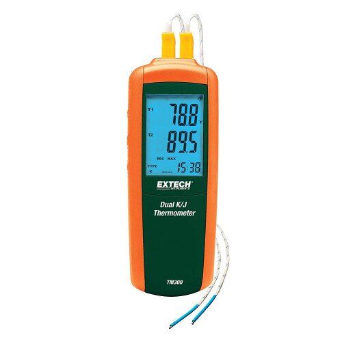 Extech TM300 Type K/J Dual Input Thermometer