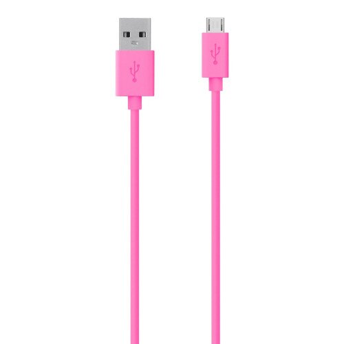 Belkin MIXIT Micro USB ChargeSync Cable - Pink - 4.0 - Feet