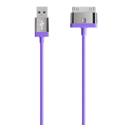 Belkin MIXIT 30-Pin to USB ChargeSync Cable - Purple