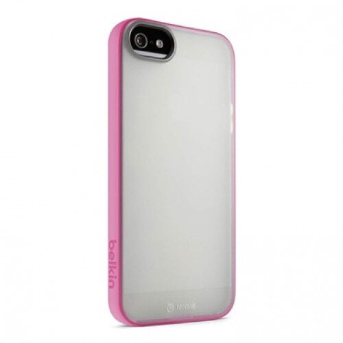 Belkin Grip Candy for iPhone 5/5s and iPhone SE - Clear/Day Glow