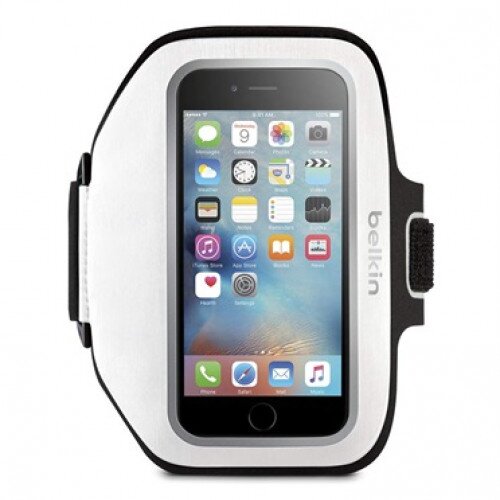 Belkin Sport-Fit Plus Armband for iPhone 6 Plus and iPhone 6s Plus - Whiteout