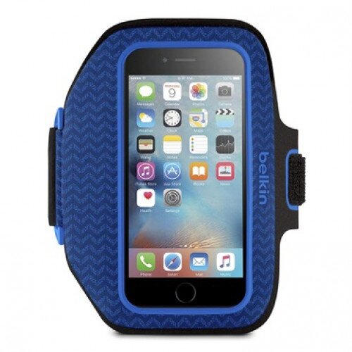 Belkin Sport-Fit Plus Armband for iPhone 6 and iPhone 6s - Blueprint/Marina