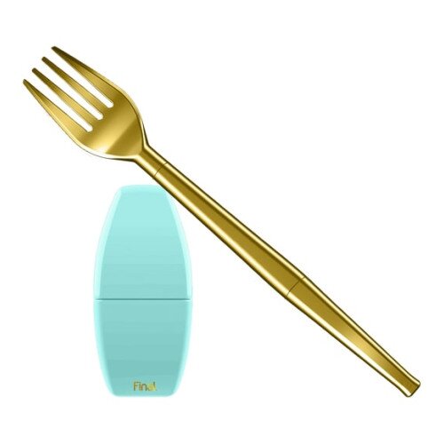 FinalStraw Cutlery Spork - Gold - FinalFork - Sea Tur-Teal