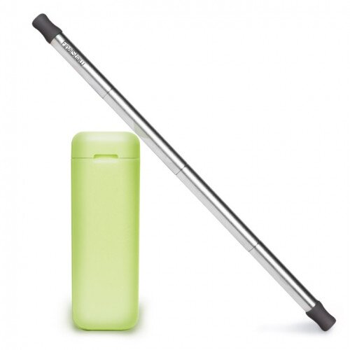 FinalStraw Reusable Drinking Straw with Case - Silver - Suck-Ulent Green