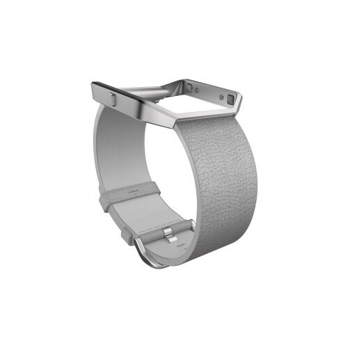 Fitbit Blaze Leather Band + Frame - Mist Gray - Regular - Large