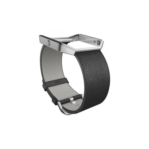 Fitbit Blaze Leather Band + Frame - Black - Regular - Small