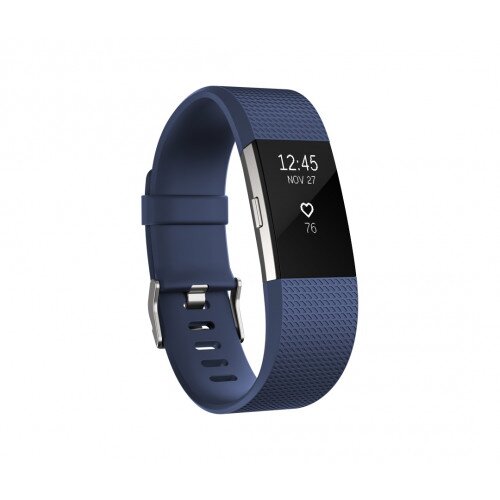 Fitbit Charge 2 Fitness Wristband - Blue - Large