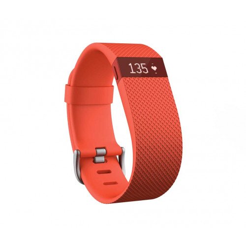 Fitbit Charge HR Heart Rate and Activity Tracker + Sleep Wristband - Tangerine - XL
