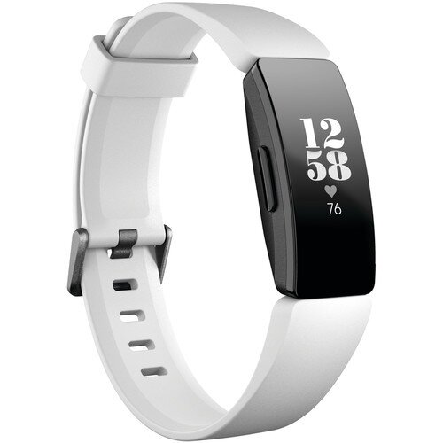 Fitbit Inspire HR Fitness Tracker - White/Black