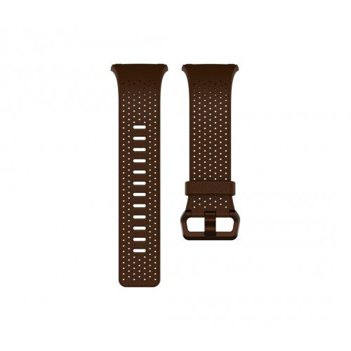 Fitbit Ionic Perforated Leather Band - Cognac - Large
