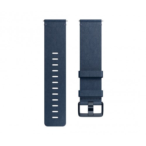 Fitbit Versa 2, Versa & Versa Lite Horween Leather Band - Midnight Blue - Large