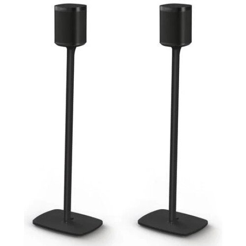 Flexson Floor Stand for Sonos One or Play:1 (Pair) - Black