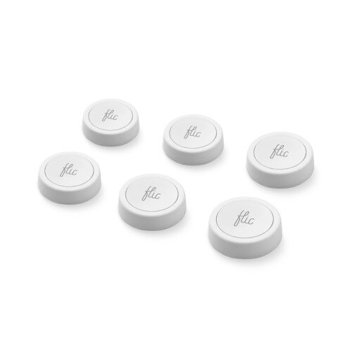 Flic 2 Smart Button - 6 Pack - White
