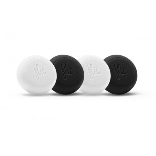 Flic Wireless Smart Button Multipack - Black and White Pack