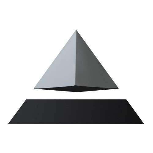 Flyte Py Levitating Pyramid - Grey - Black