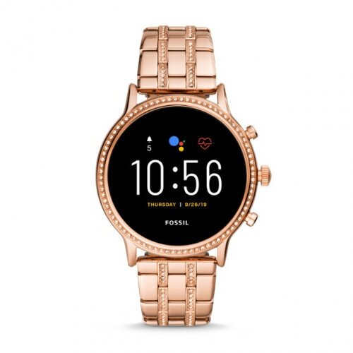 Fossil Gen 5 Smartwatch Julianna HR - Rose Gold-Tone Stainless Steel