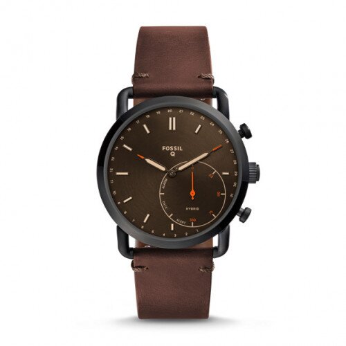 Fossil Hybrid Smartwatch - Commuter Dark Brown Leather