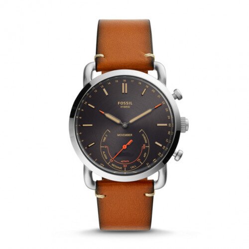 Fossil Hybrid Smartwatch - X Movember Brown Leather