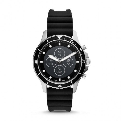 Fossil Hybrid Smartwatch HR FB-01 - Black Silicone