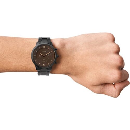 Buy Fossil Neutra Gen 6 Hybrid Smartwatch - Black Stainless Steel ...