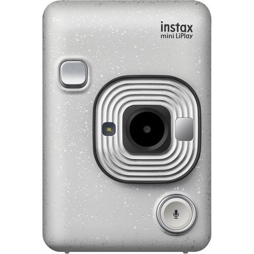 Fujifilm Instax Mini LiPlay Instant Camera - Stone White