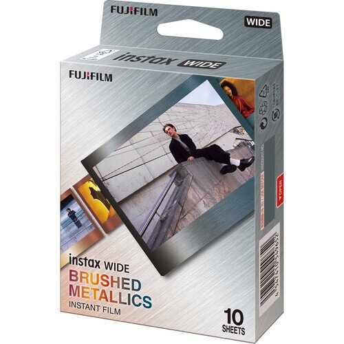 Fujifilm Instax Wide Instant Film - Brushed Metallics - 10 Sheets