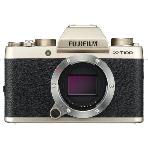 Fujifilm X-T100 Digital Camera - Body Only - Champagne Gold