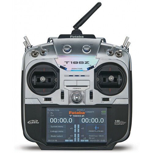 Futaba 18SZ 18-Channel 2.4GHz Computer Radio FASSTest, FASST, T‑FHSS, S‑FHSS, FHSS System - 18SZA