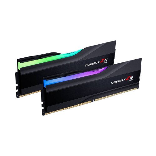 G.Skill Trident Z5 RGB DDR5-6000 CL40-40-40-96 1.35V 32GB (2x16GB) Intel XMP 3.0 Desktop Memory - Matte Black