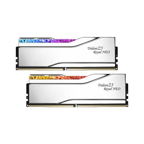 G.Skill Trident Z5 Royal Neo Up to DDR5-6000 CL26-36-36-96 1.45V 32GB (2x16GB) AMD EXPO Memory - Silver