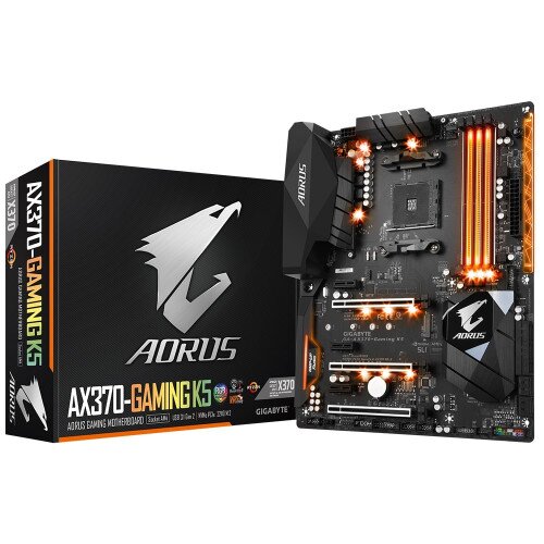 Gigabyte GA-AX370-Gaming K5 (rev. 1.x) Gaming Motherboard
