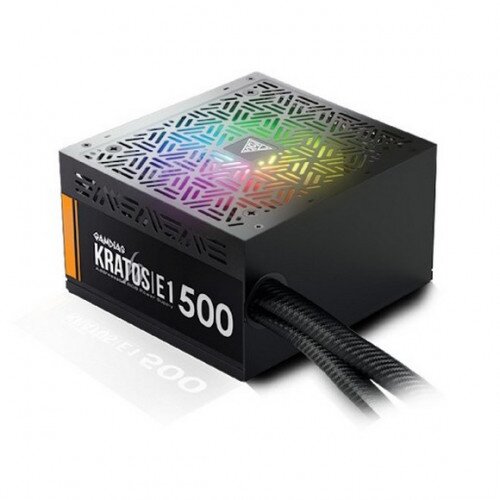Gamdias Kratos E1 80 Plus RGB Power Supply - 500W