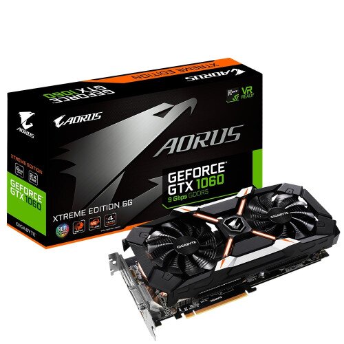Gigabyte AORUS GeForce GTX 1060 Xtreme Edition 6G 9Gbps (rev. 1.0) Graphics Card