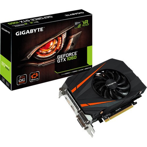 Gigabyte GeForce GTX 1060 Mini ITX OC 6G Graphics Card