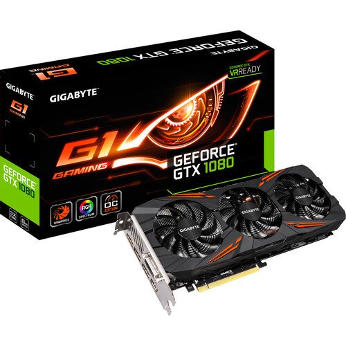 Gigabyte GeForce GTX 1080 G1 Gaming 8G Graphics Card