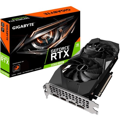 Gigabyte GeForce RTX 2060 SUPER WINDFORCE 8G (Rev. 1.0) Graphics Card