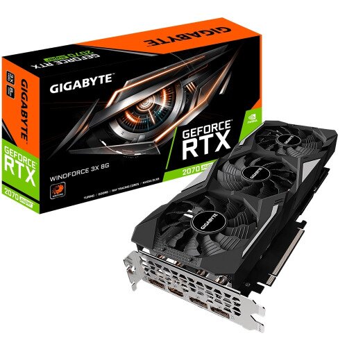 Gigabyte GeForce RTX 2070 SUPER WINDFORCE 3X 8G (rev. 1.0/1.1) Graphics Card