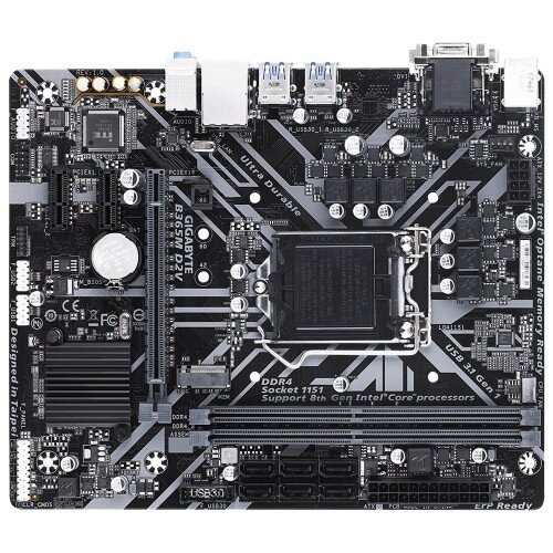 Gigabyte Intel B365 D2V (rev. 1.0) Ultra Durable Motherboard With Gigabyte 8118 Gaming LAN