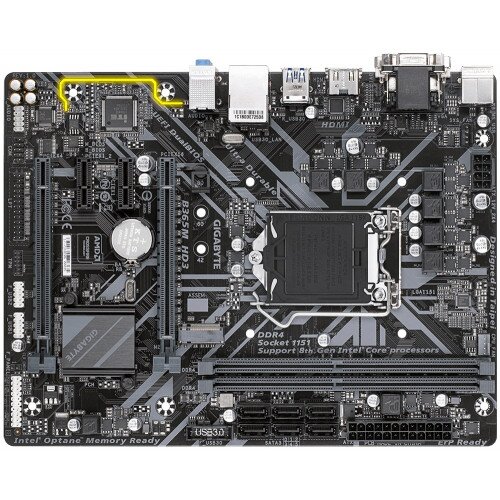 Gigabyte Intel B365 HD3 (rev. 1.0) Ultra Durable Motherboard With Gigabyte 8118 Gaming LAN