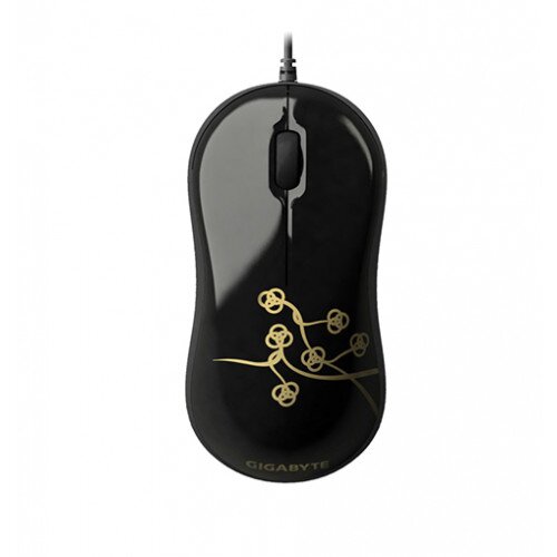 Gigabyte M5050S Curvy Optical Mouse - Black
