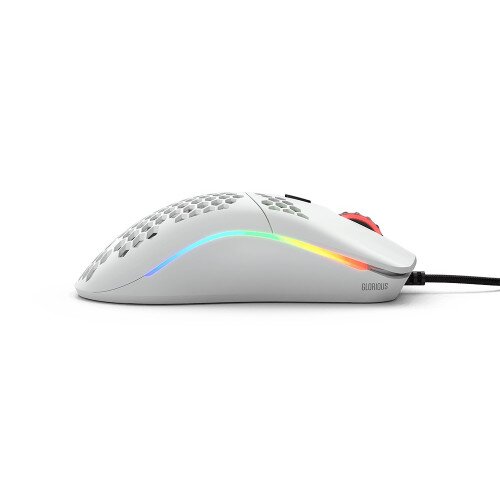 Glorious Model O Minus Matte RGB Gaming Mouse - White