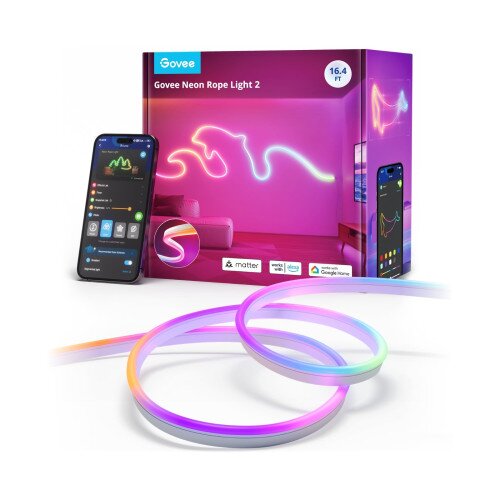 Govee RGBIC Neon Rope Smart Light 2 - White - 5 Meter