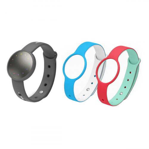 Misfit Shine 2 + Accessory Pack Bundle - Chantham 2-Pack - Gray Sport Band with Reflect Accent